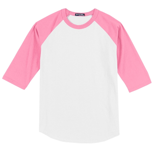 Sport-Tek Youth Colorblock Raglan Jersey.