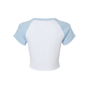 Bella + Canvas Ladies' Micro Ribbed Raglan Baby T-Shirt